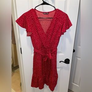 Flowy Polka Dot Dress